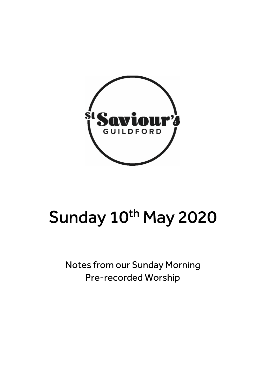 Sunday 10Th May 2020