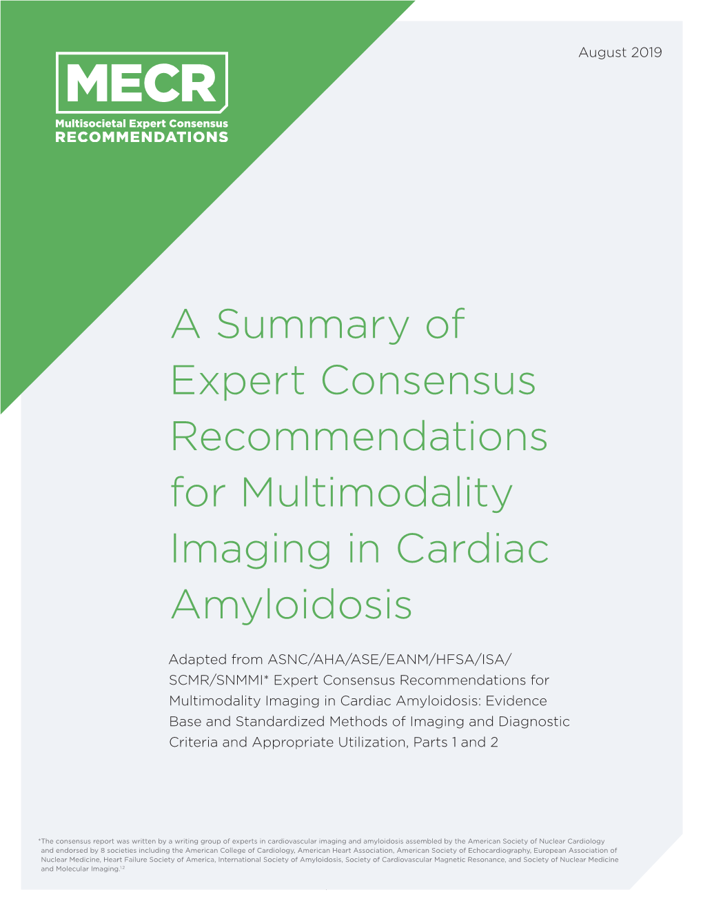 Multimodality Imaging in Cardiac Amyloidosis