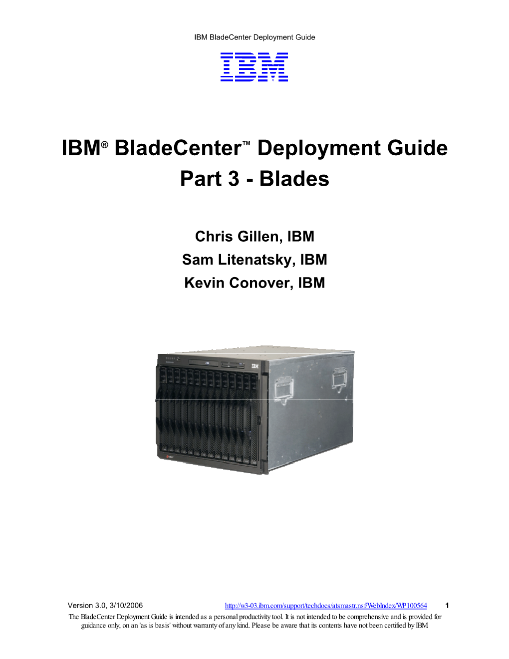 IBM Bladecenter Deployment Guide