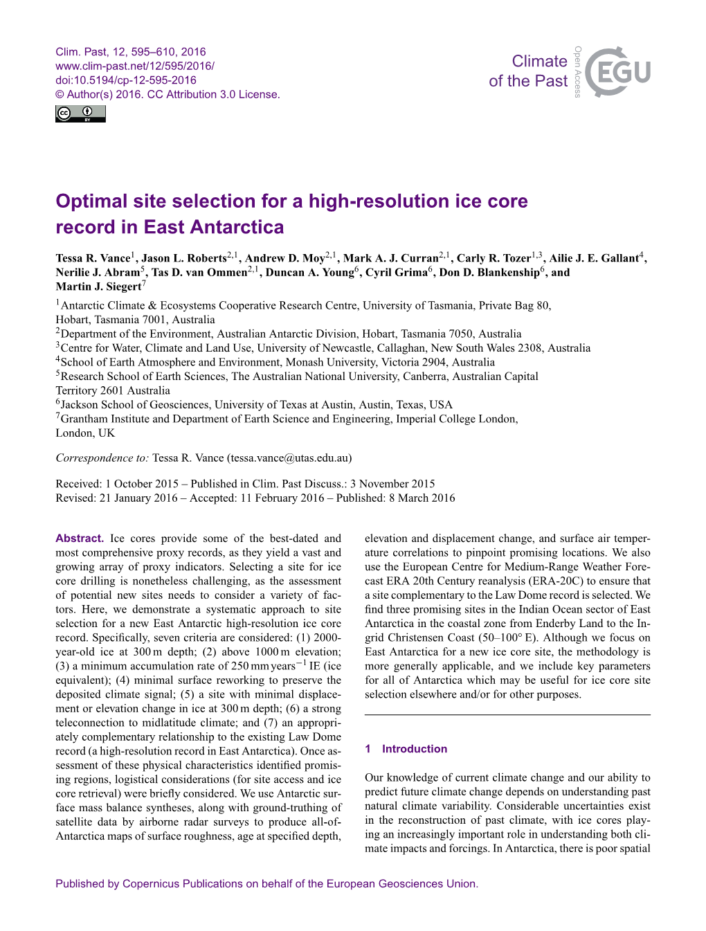 Optimal Site Selection for a High-Resolution Ice Core Record in East Antarctica