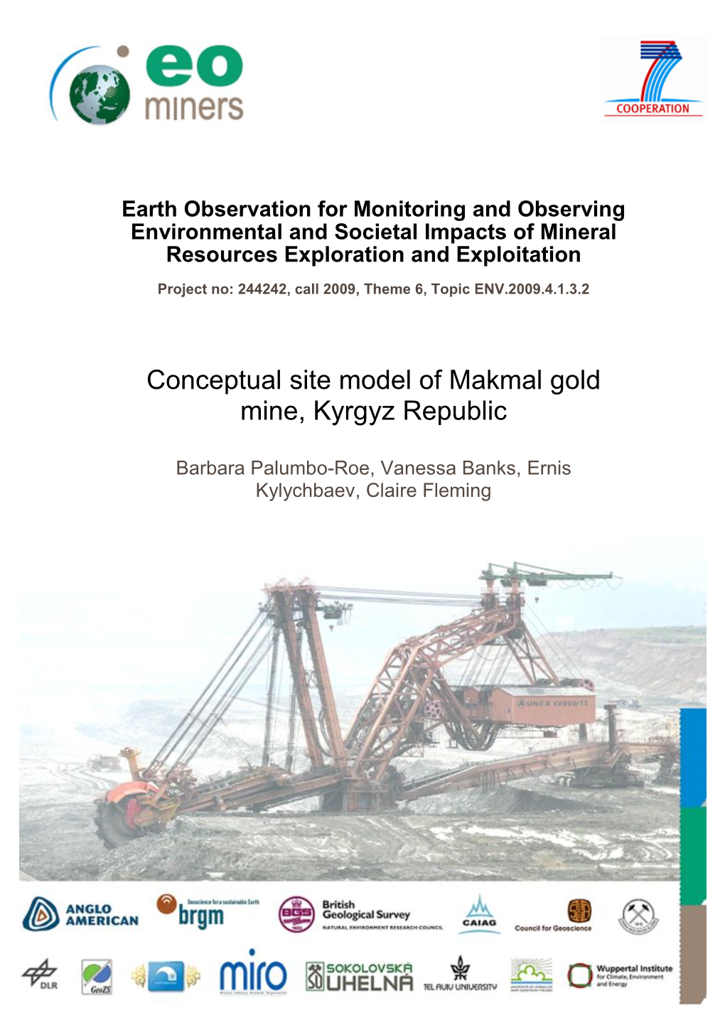 Conceptual Site Model of Makmal Gold Mine, Kyrgyz Republic
