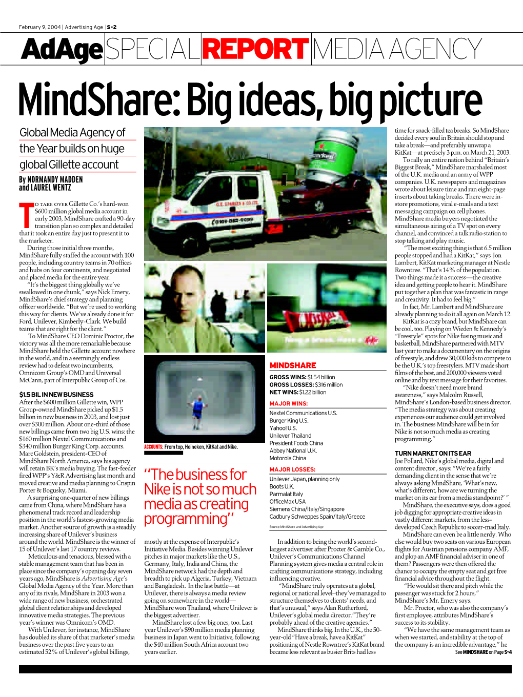 Mindshare: Big Ideas, Big Picture Time for Snack-Filled Tea Breaks