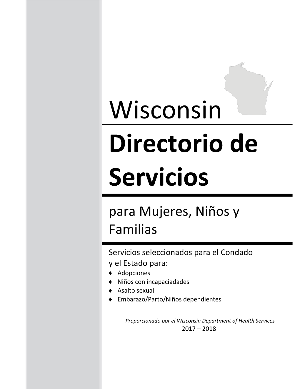 Wisconsin Directorio De Servicios Para Mujeres, Niños Y Familias