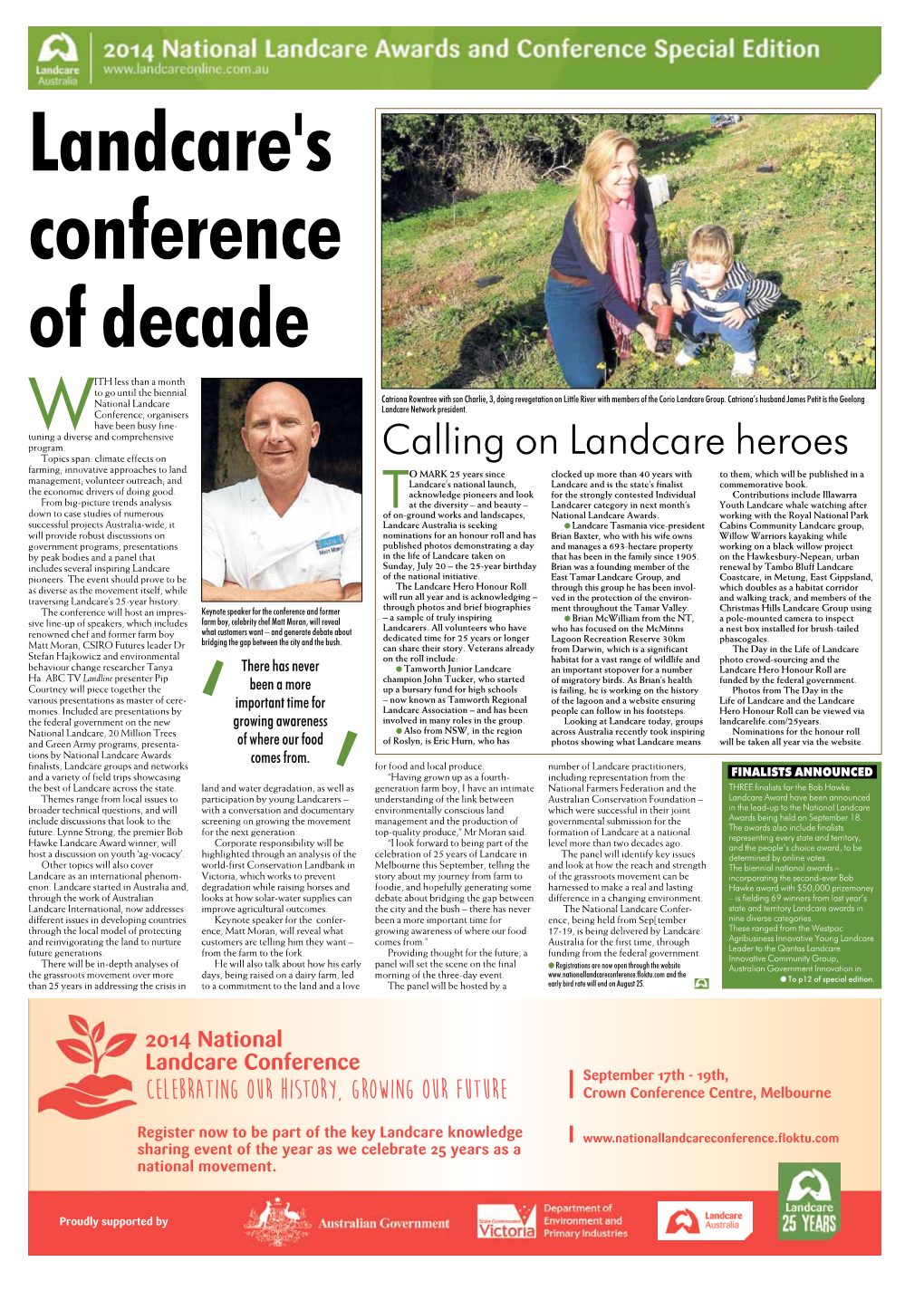 Calling on Landcare Heroes