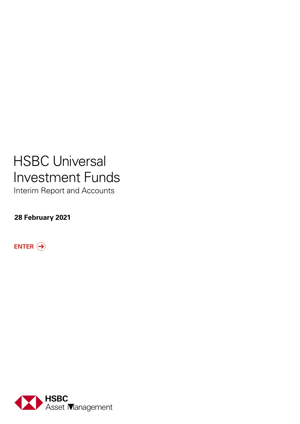 HSBC Universal Investment Funds Interim Report and Accounts