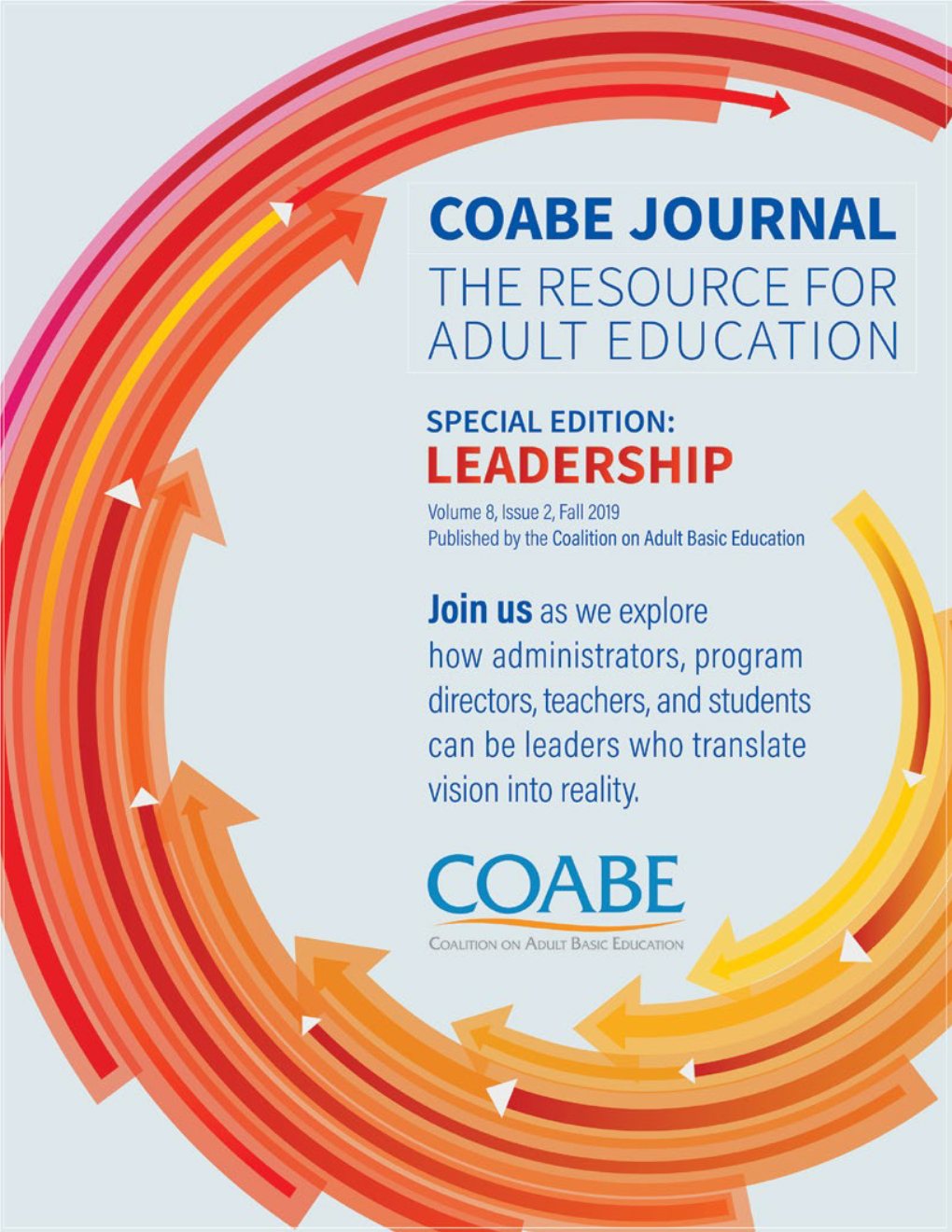 2019 Leadership Edition of the COABE