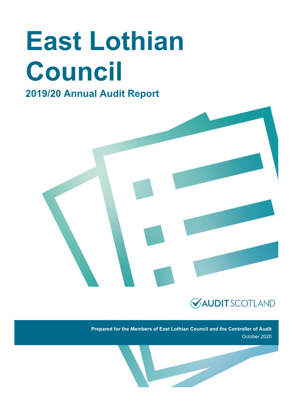 East Lothian Council 2019/20 Annual Audit Report