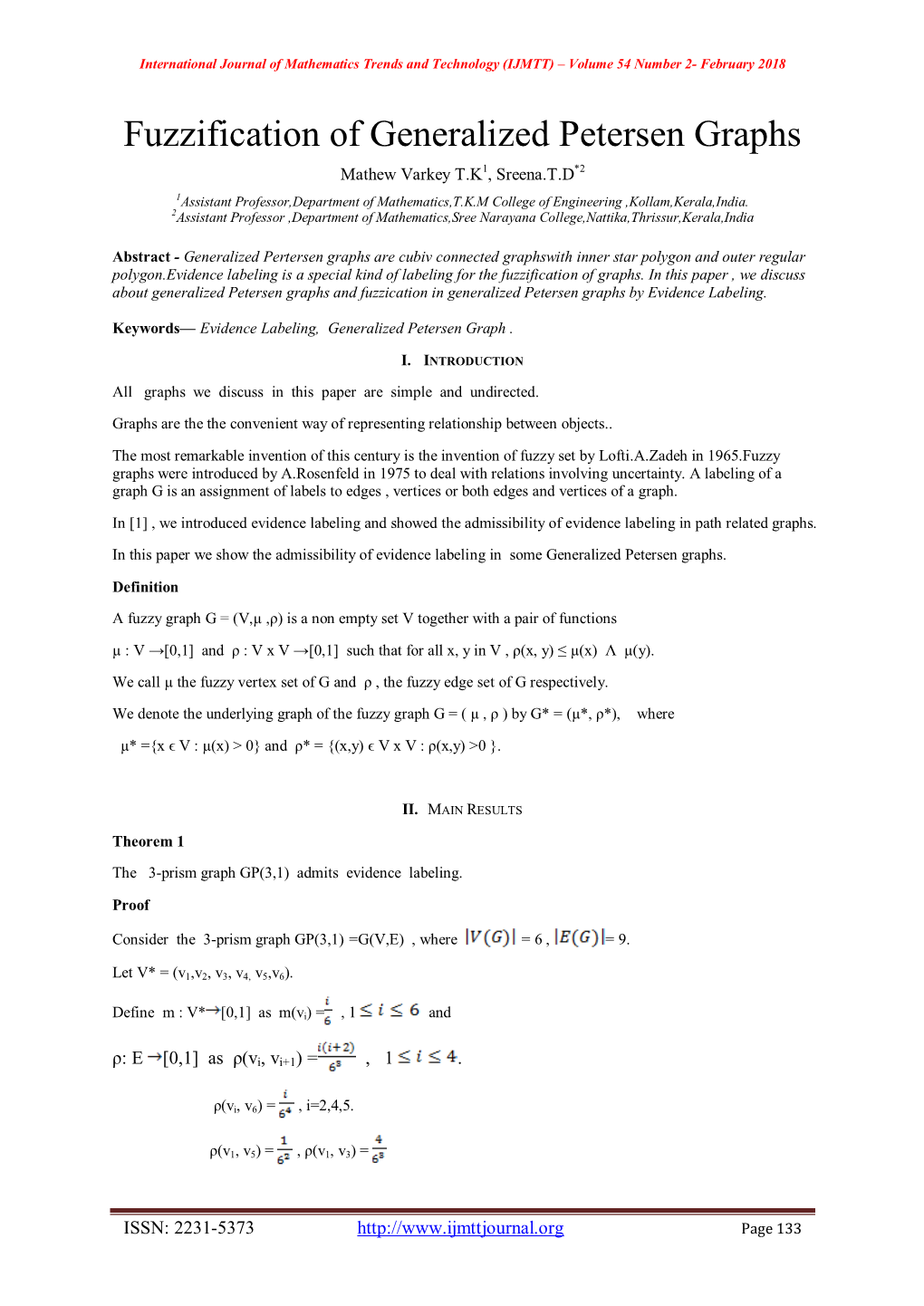 Fuzzification of Generalized Petersen Graphs