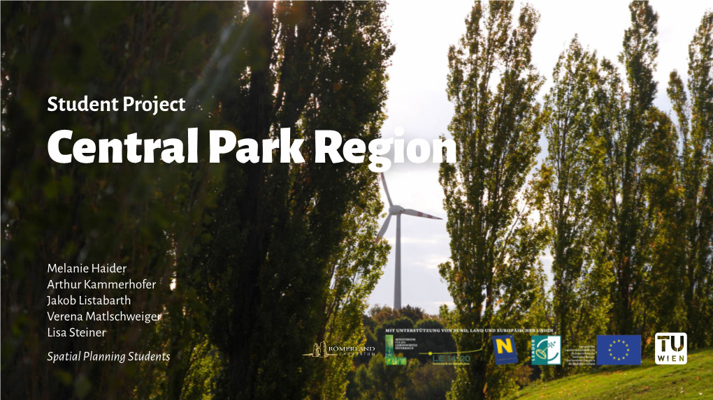 Student Project Central Park Region