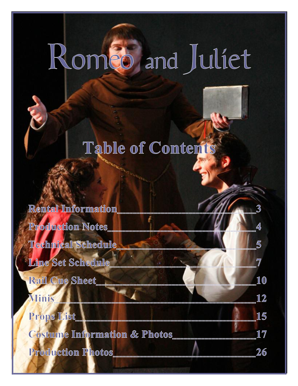 Table of Contents