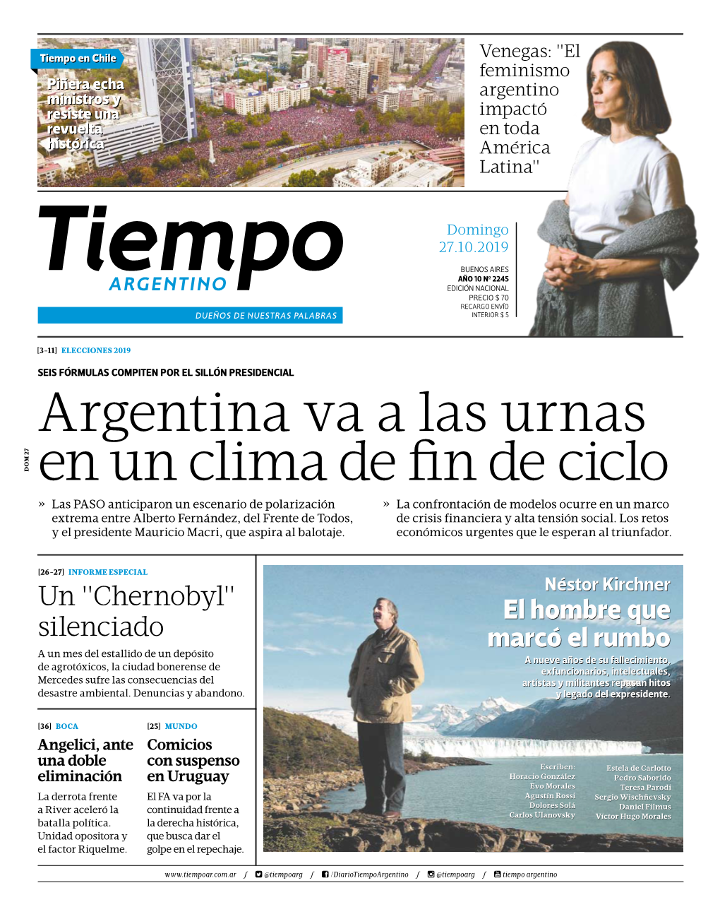 Argentina Va a Las Urnas En Un Clima De Fin De Ciclo