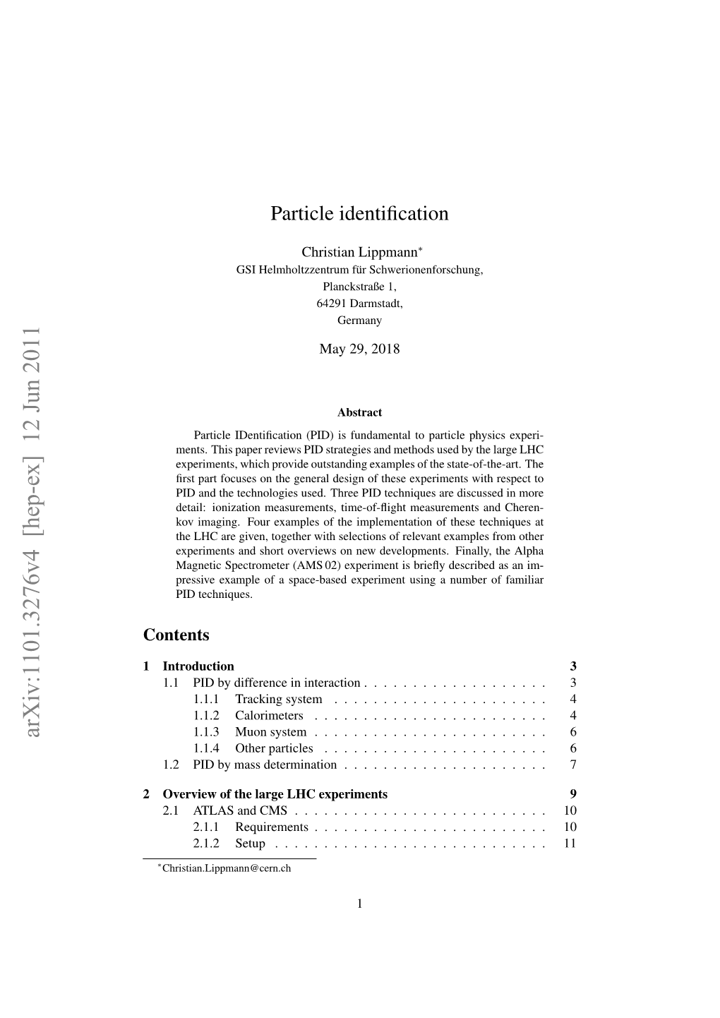 Particle Identification