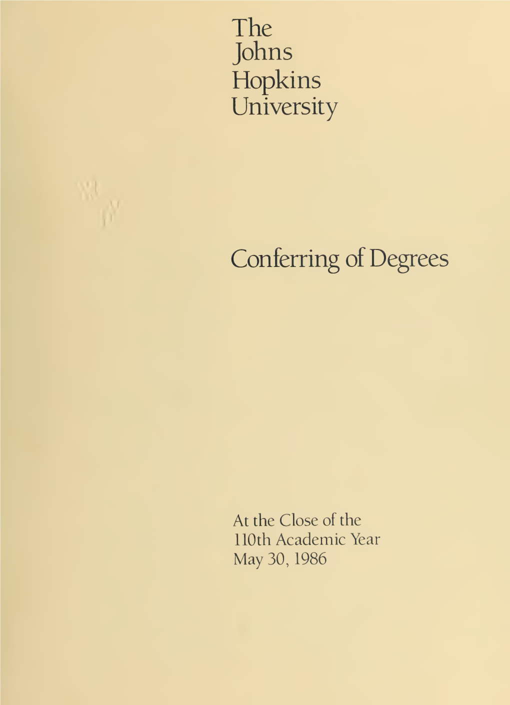 Commencement1986.Pdf