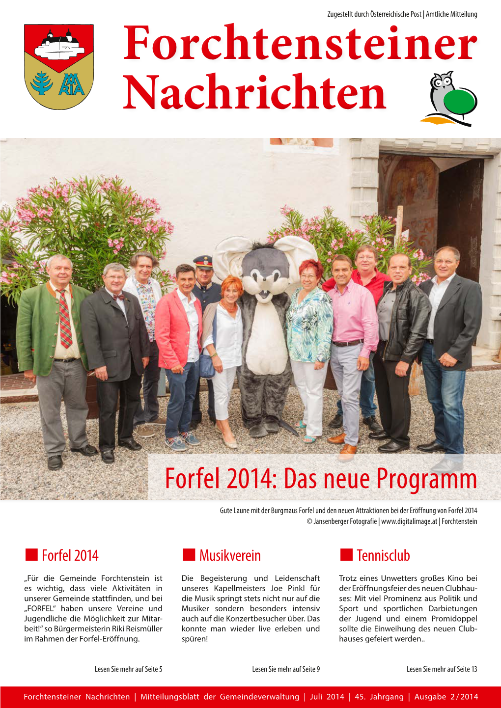 Forfel 2014: Das Neue Programm