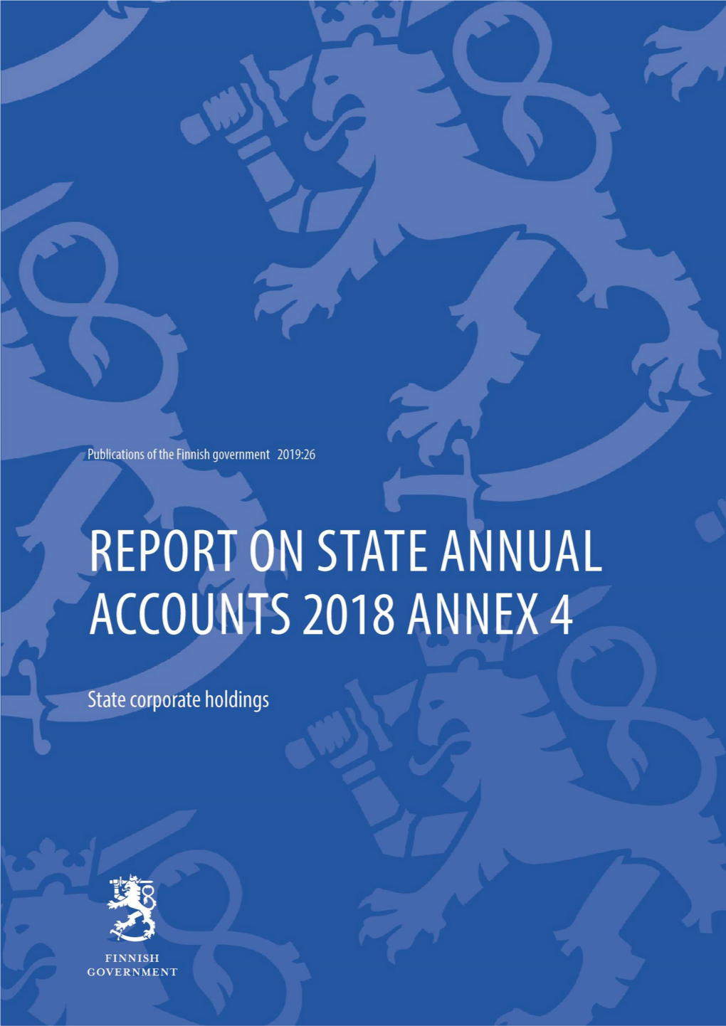 Report on State Annual Accounts 2018 Annex 4