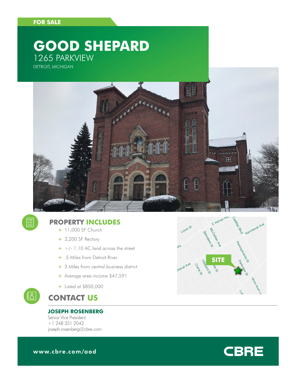 Good Shepard 1265 Parkview Detroit, Michigan