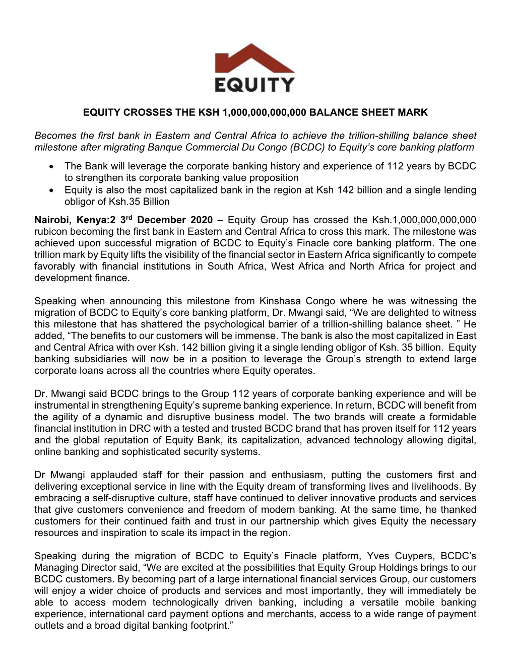 Equity Crosses the Ksh 1,000,000,000,000 Balance Sheet Mark