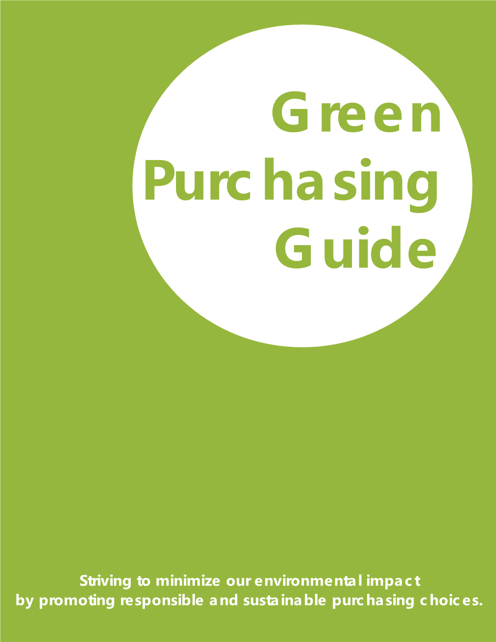 Green Purchasing Guide.Indd