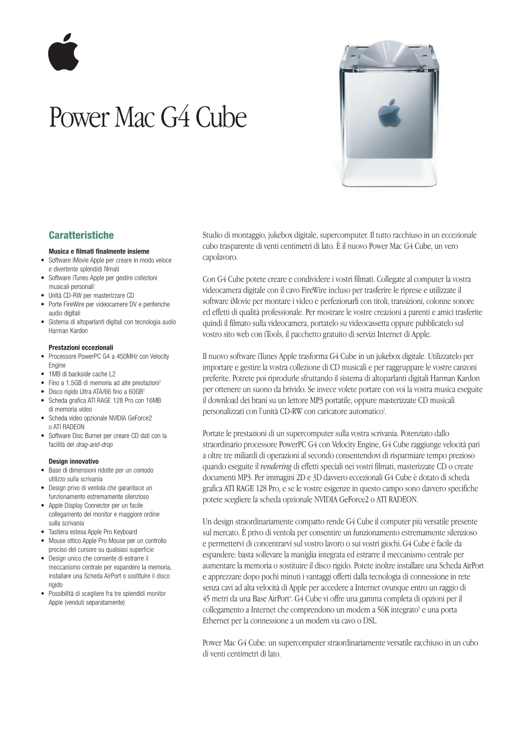 Power Mac G4 Cube