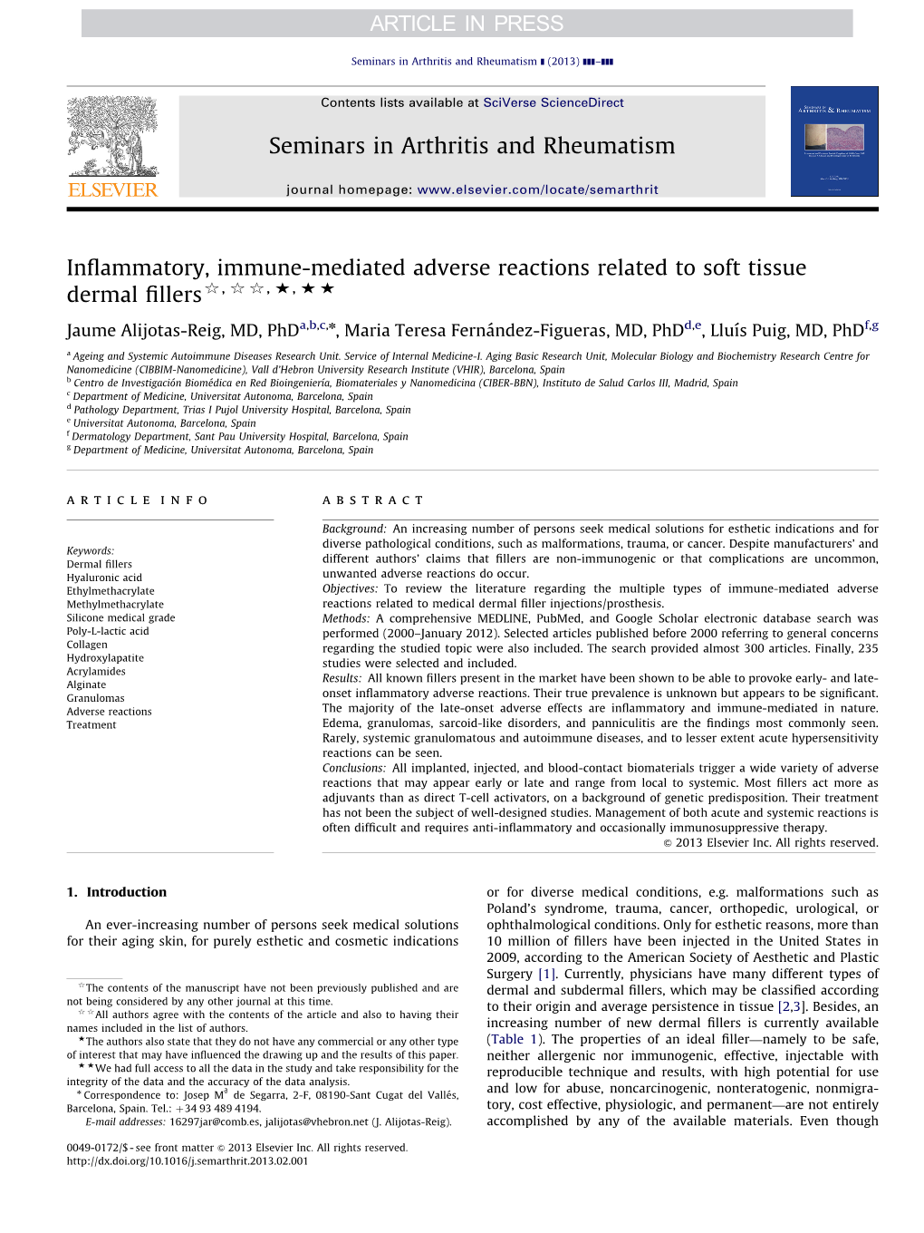 Inflammatory, Immune-Mediated Adverse Reactions Related to Soft