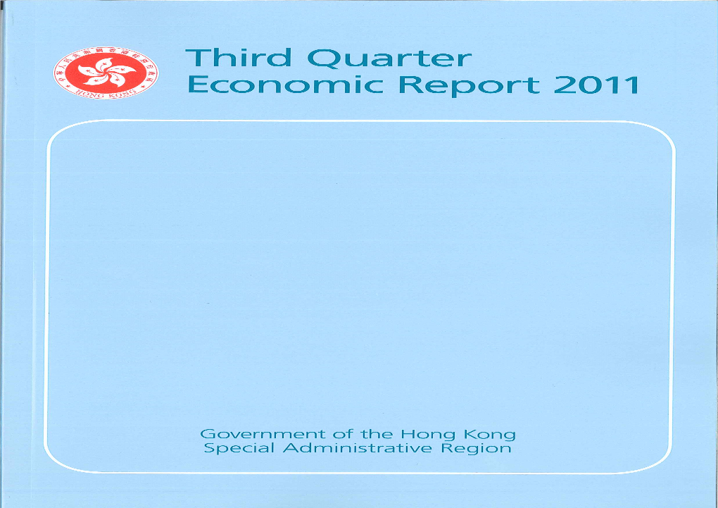 Third Quarter Economic Report 2011