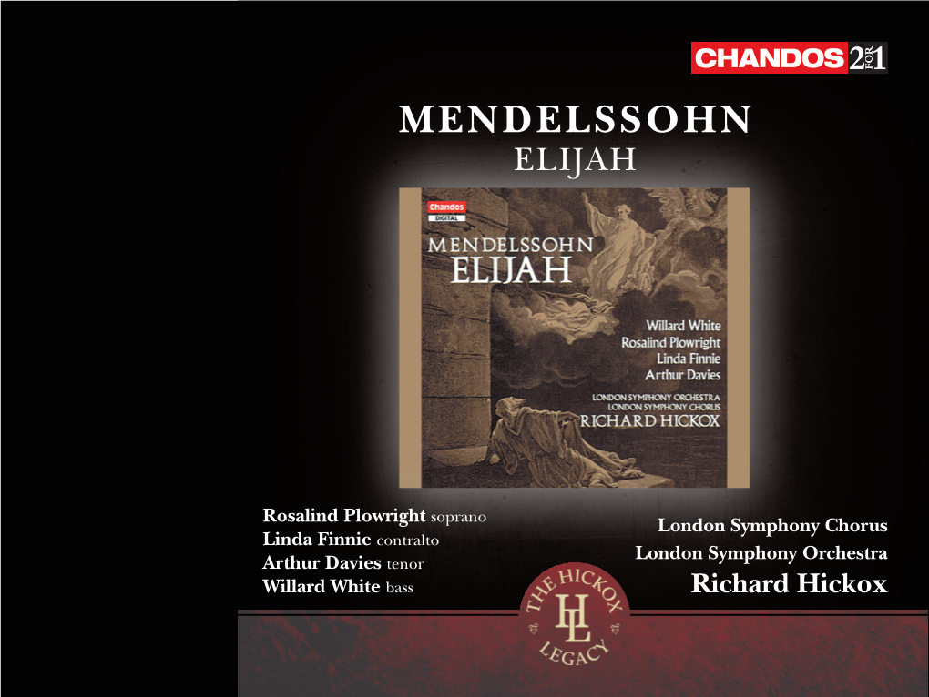 Mendelssohn Elijah