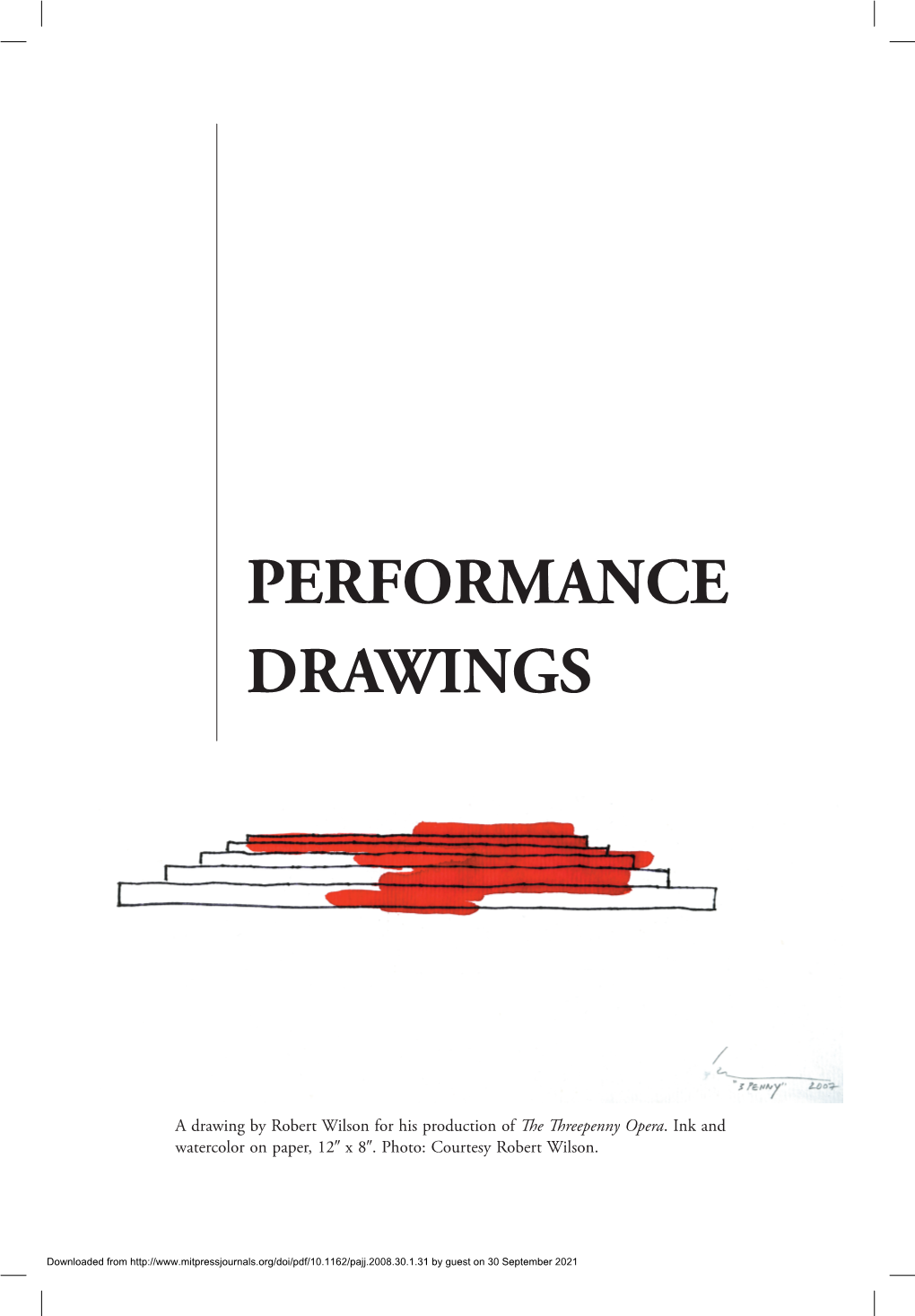 Performance Drawings