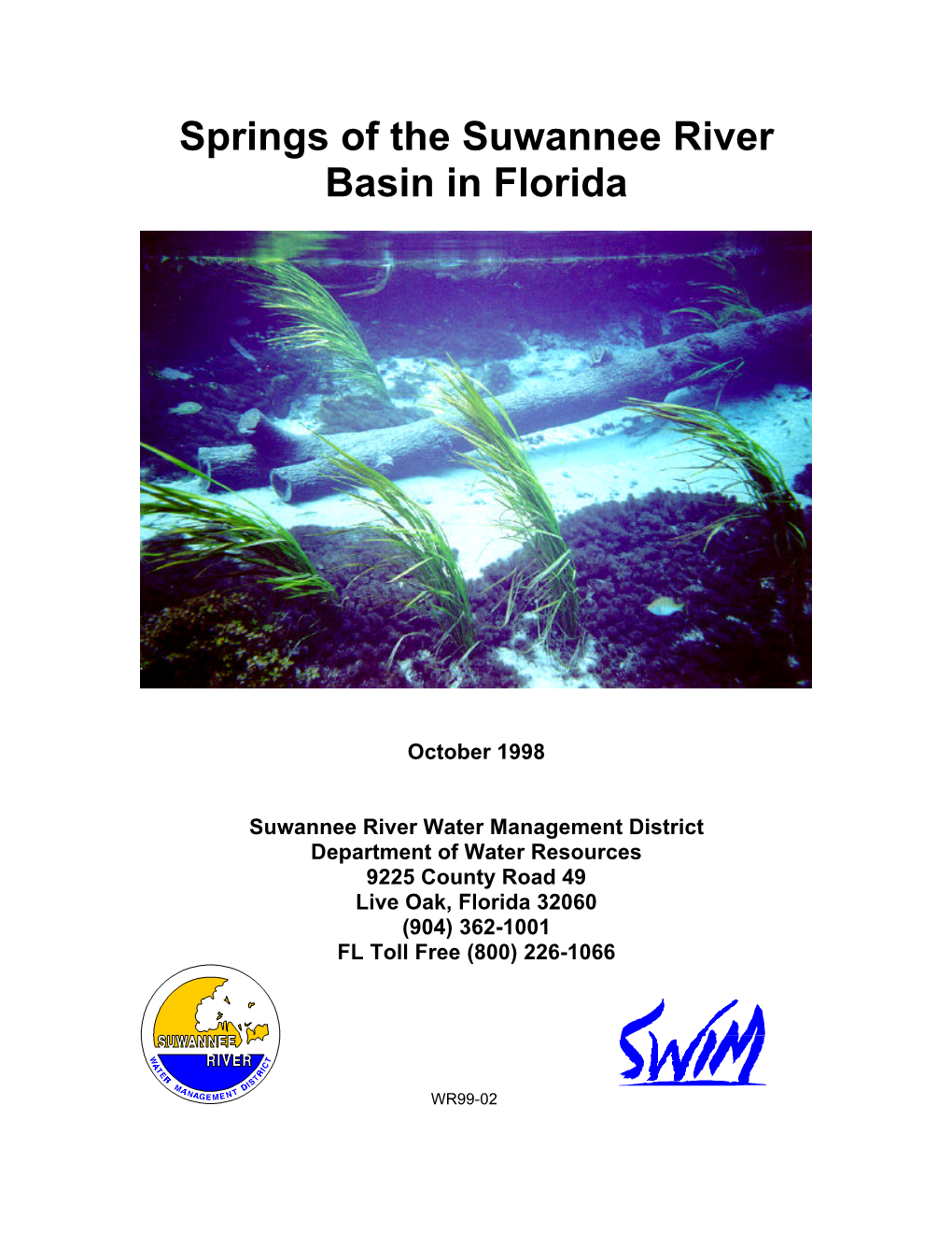 Springs of the Suwannee River Basin in Florida