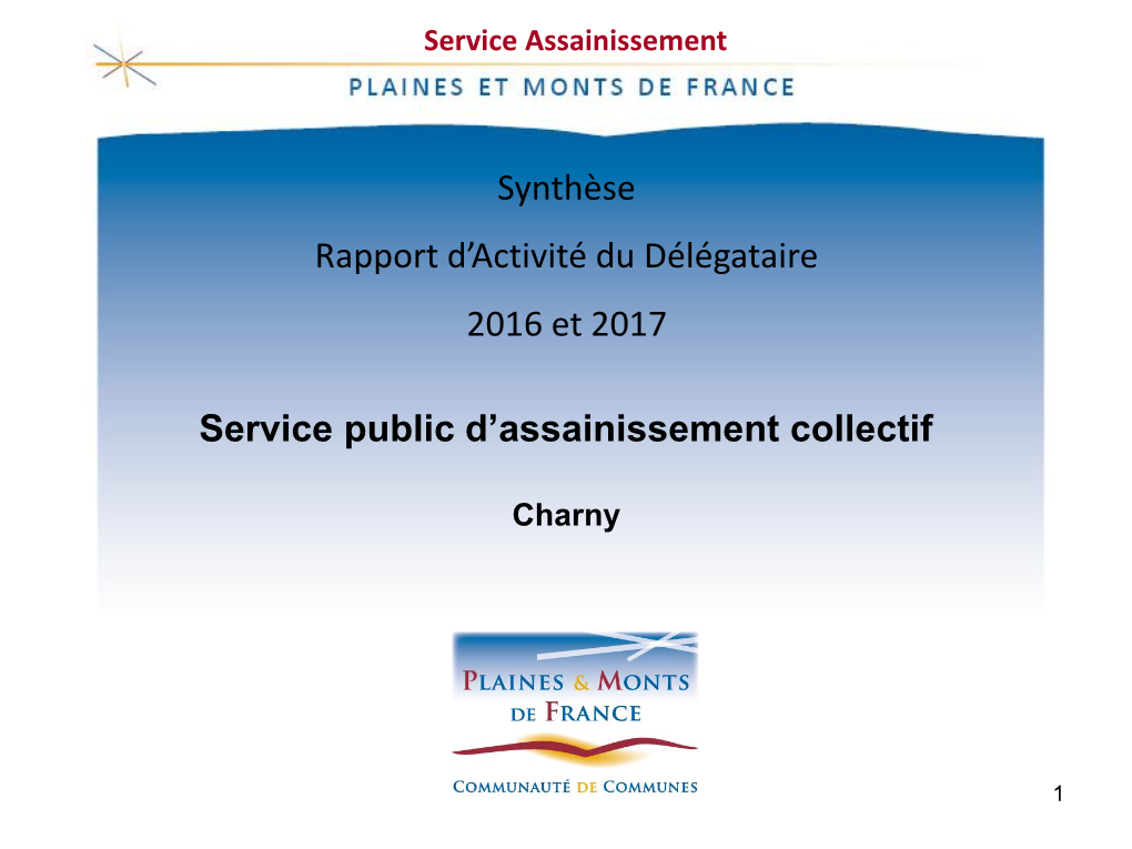 Service Assainissement