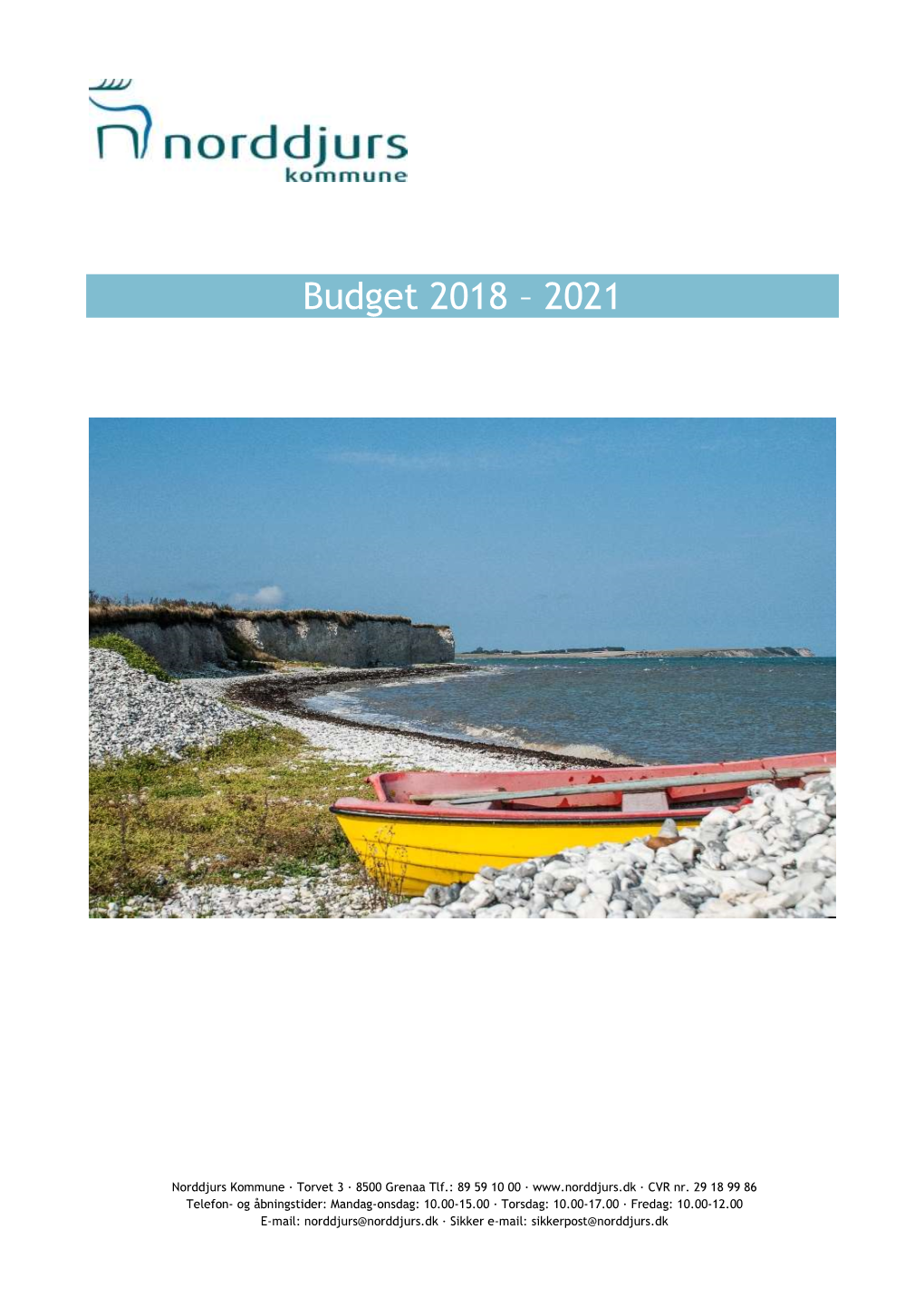 Budget 2018 – 2021