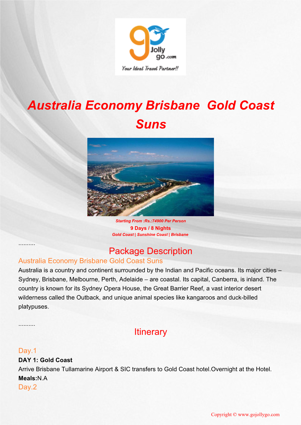 Australia Economy Brisbane Gold Coast Suns