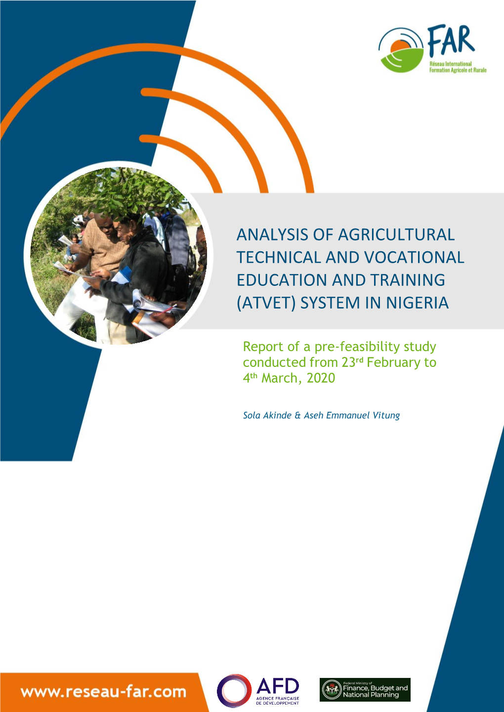Analysis of Agricultural Technical and Vocational Education and Training (Atvet) System in Nigeria