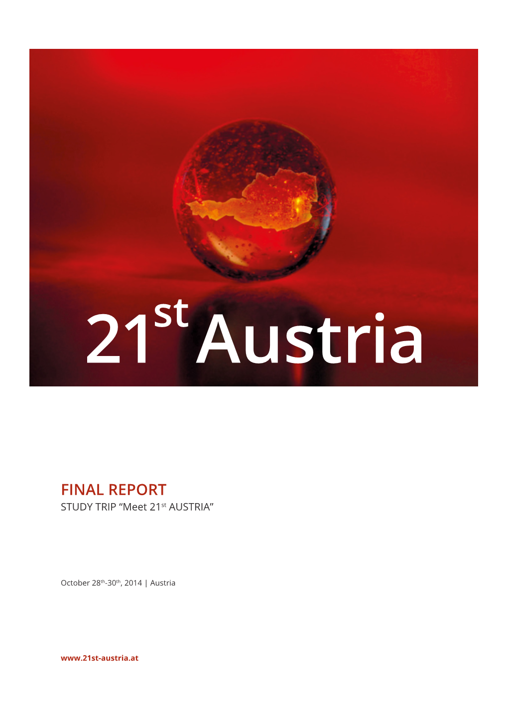 Meet 21St Austria 2014 Study Trip