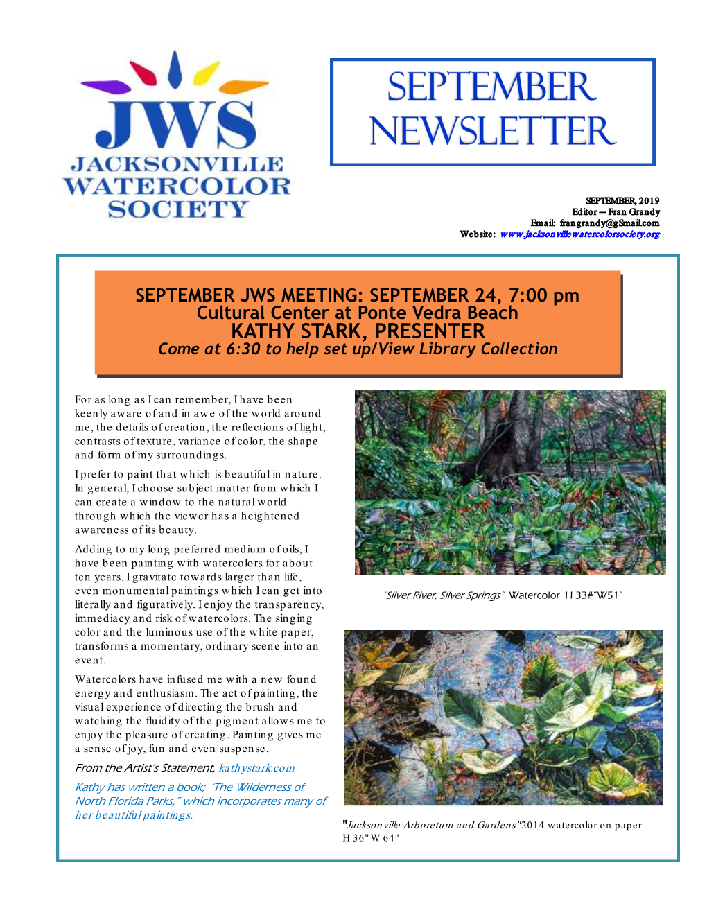 JWS Newsletter 2019