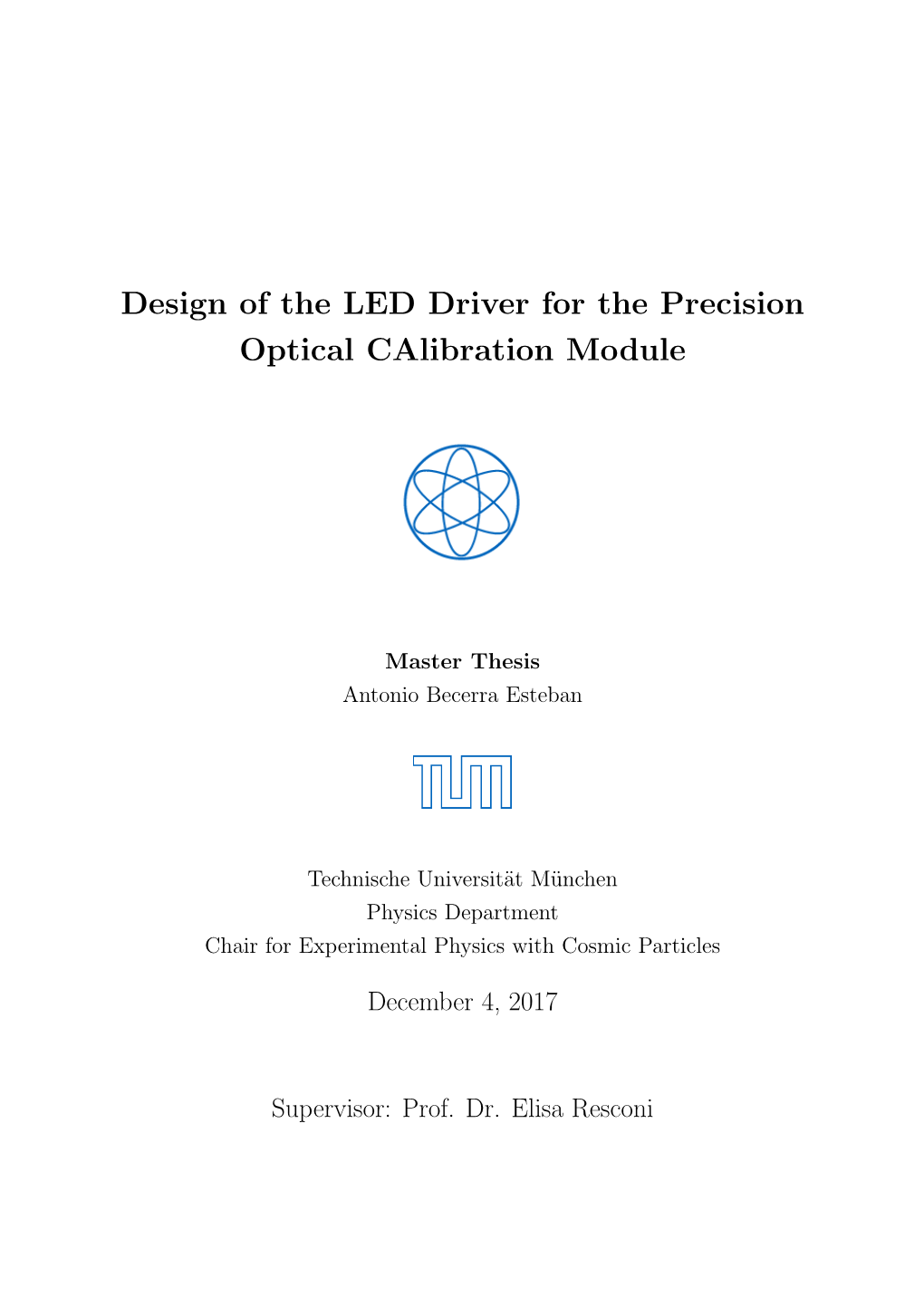 Design of the LED Driver for the Precision Optical Calibration Module