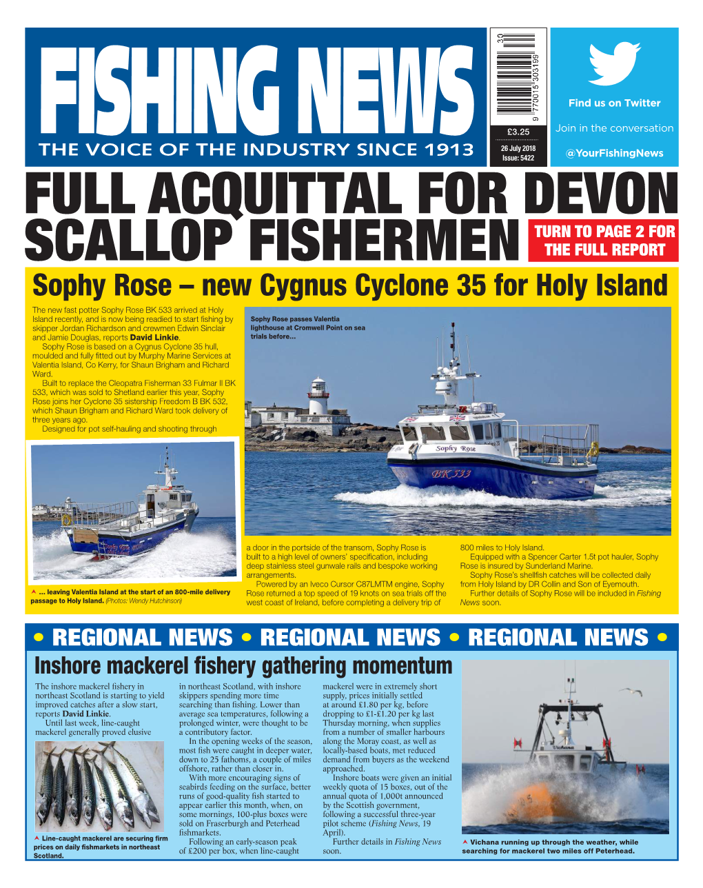 Full Acquittal for Devon Scallop Fishermen