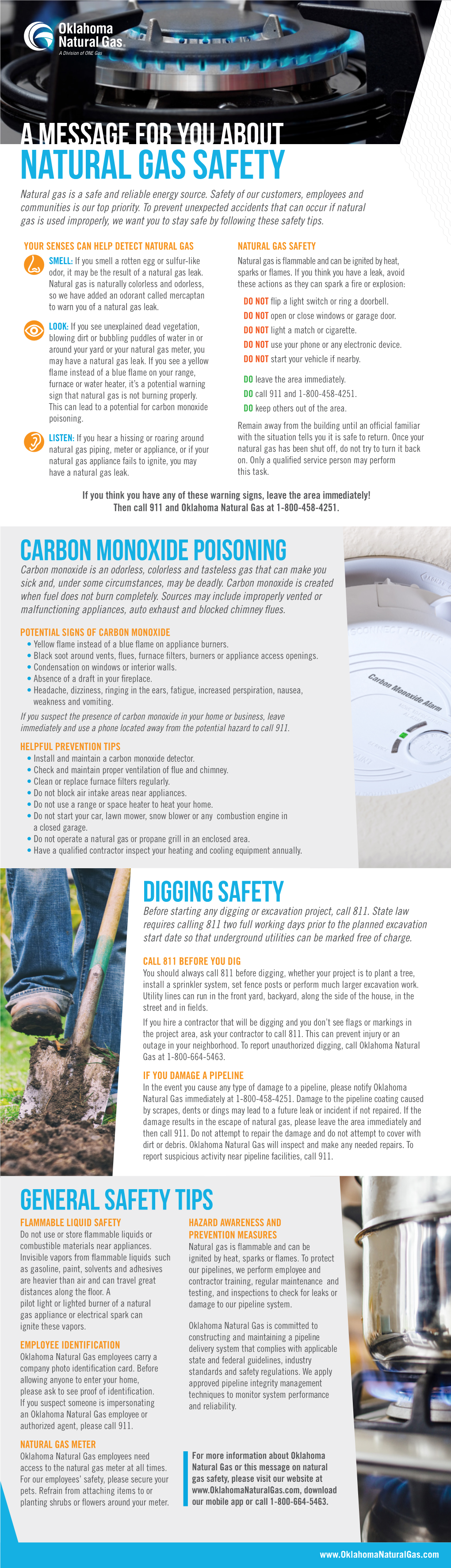 Natural Gas Safety Natural Gas Is a Safe and Reliable Energy Source