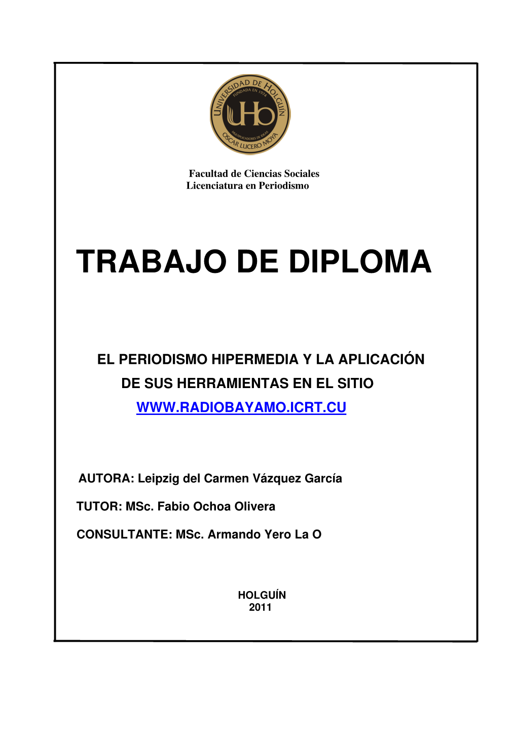 Trabajo De Diploma