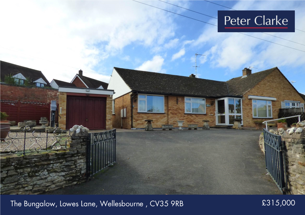 The Bungalow, Lowes Lane, Wellesbourne , CV35 9RB £315,000