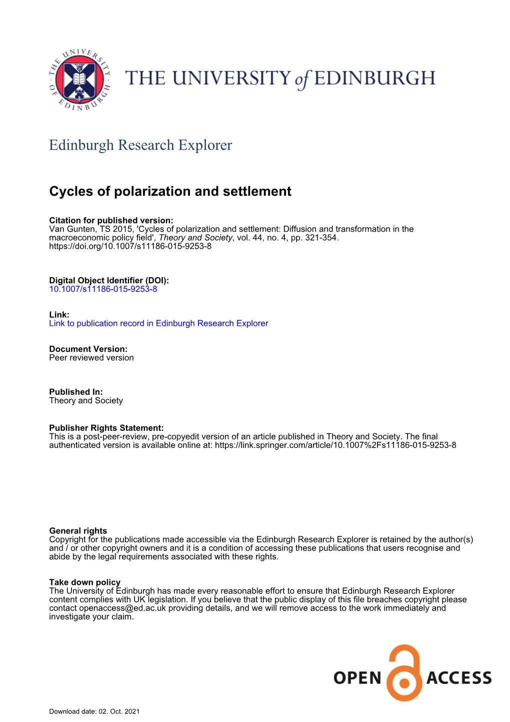 Edinburgh Research Explorer