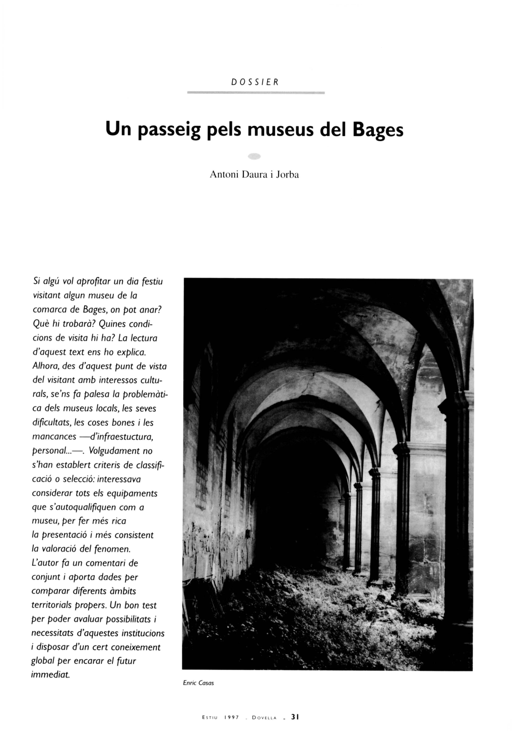 Un Passeig Pels Museus Del Bages