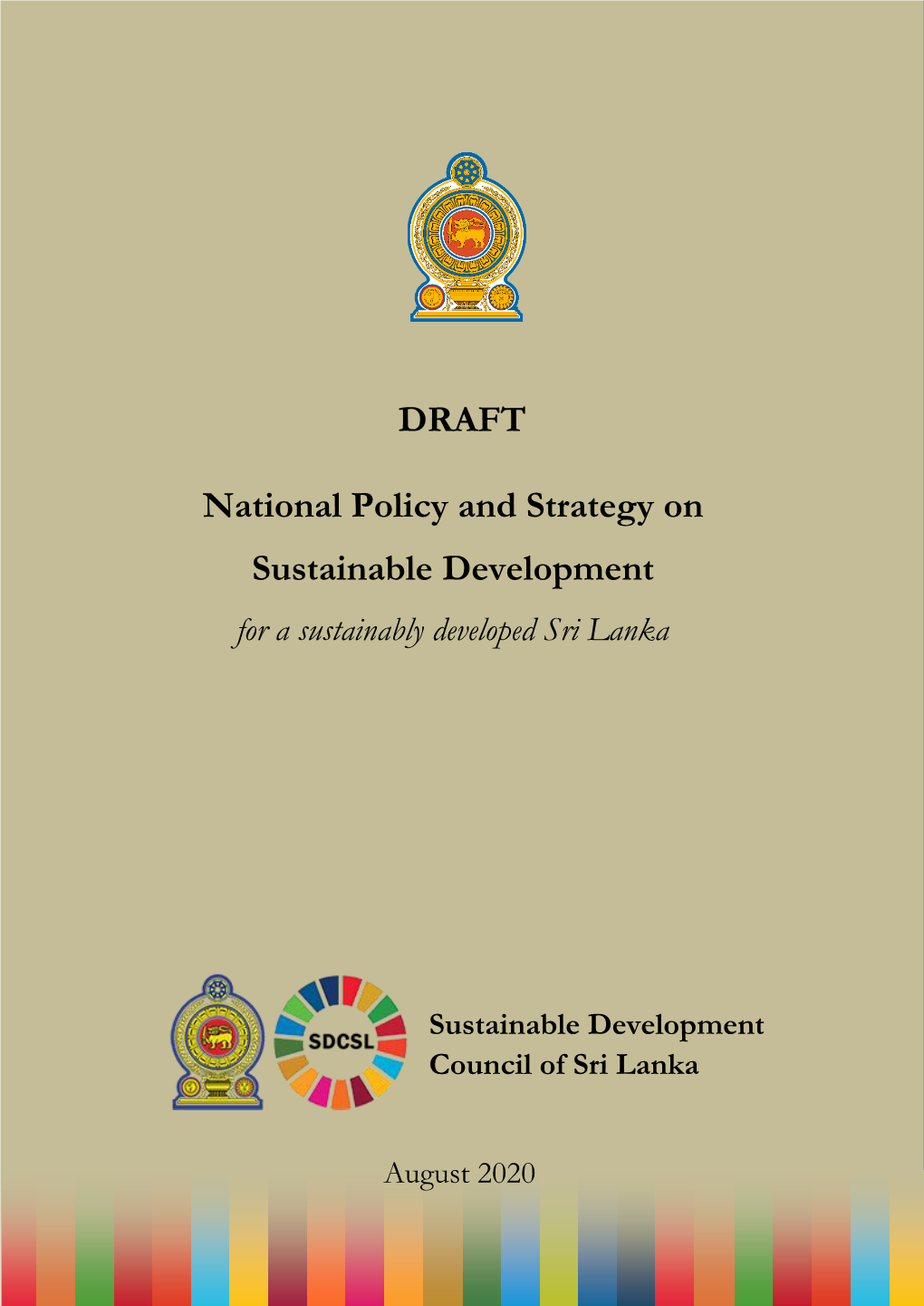 DRAFT National Policy and Strategy on Sustainable Development