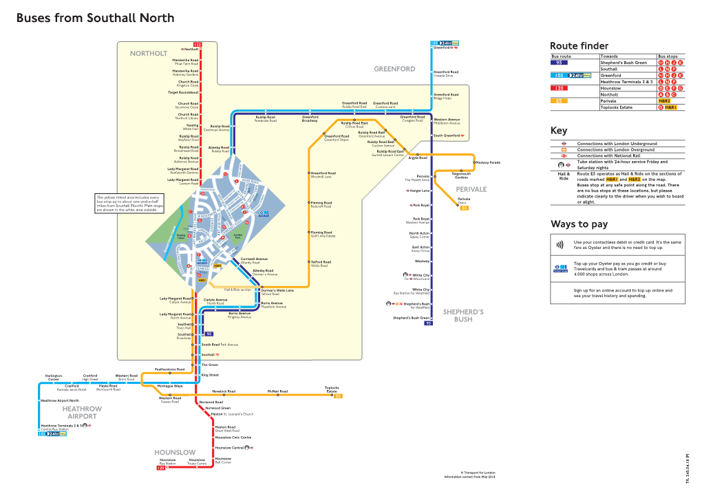 Buses from Southall North