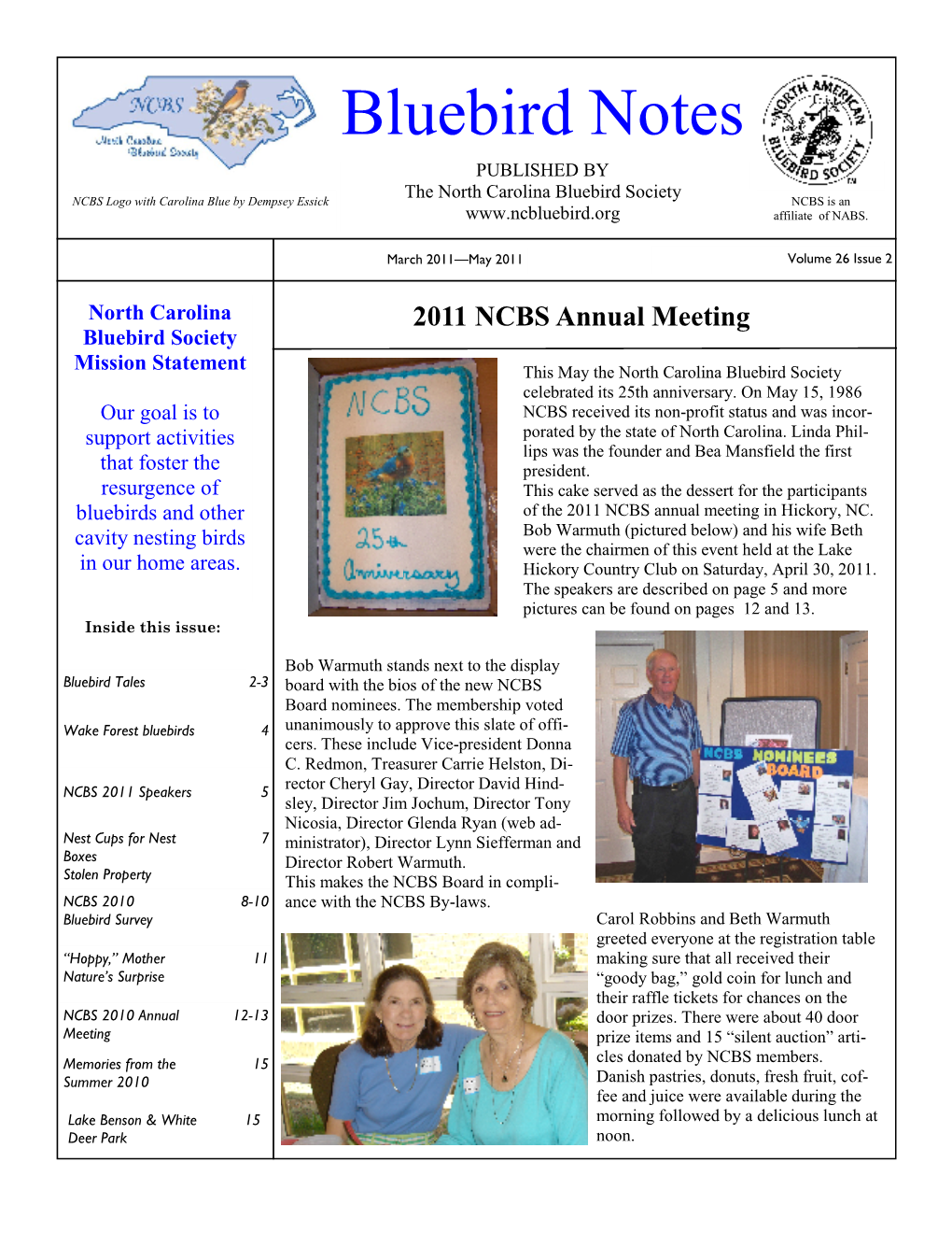 May 2011 Volume 26 Issue 2