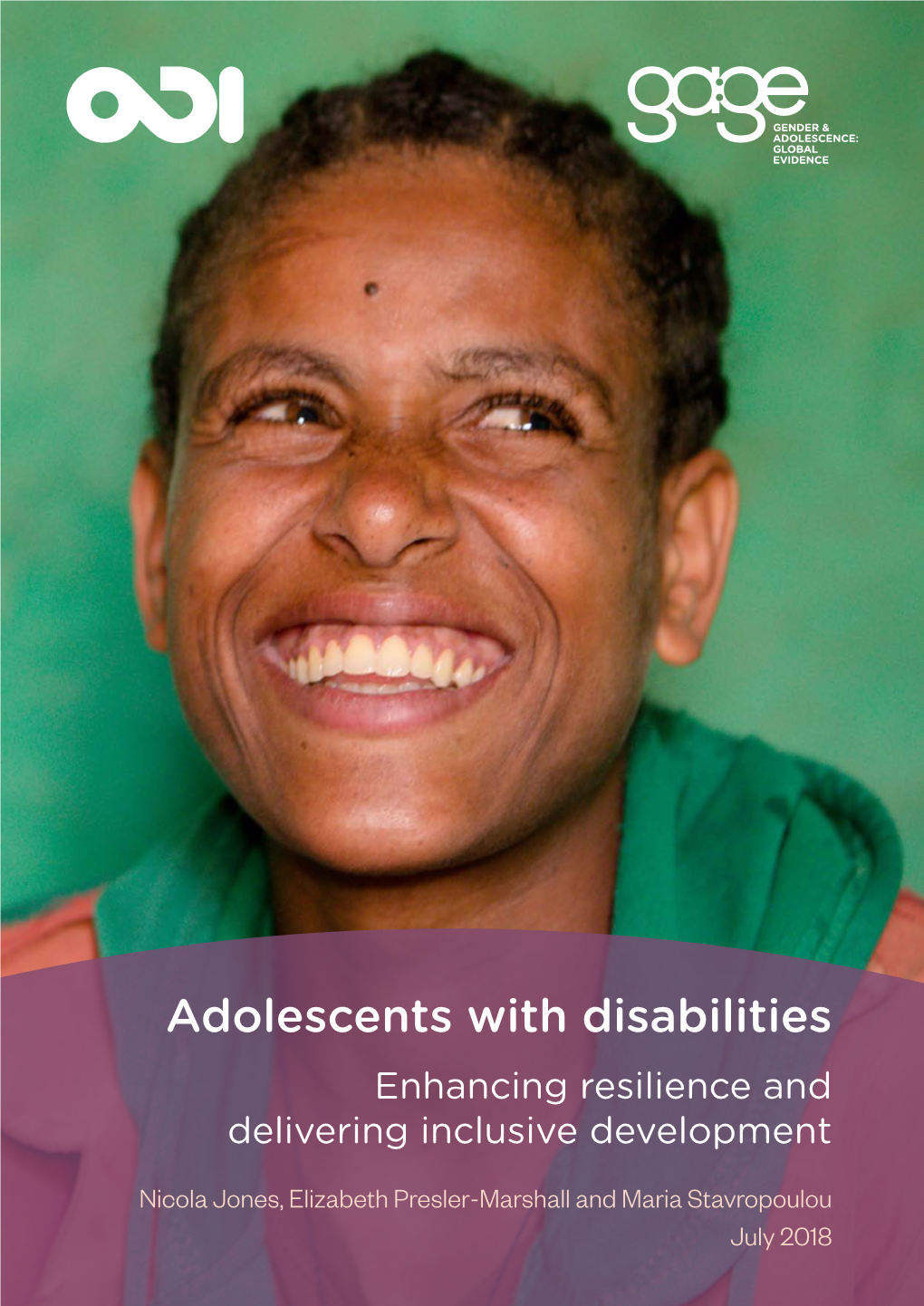 Adolescents with Disabilities Enhancing Resilience and Delivering Inclusive Development