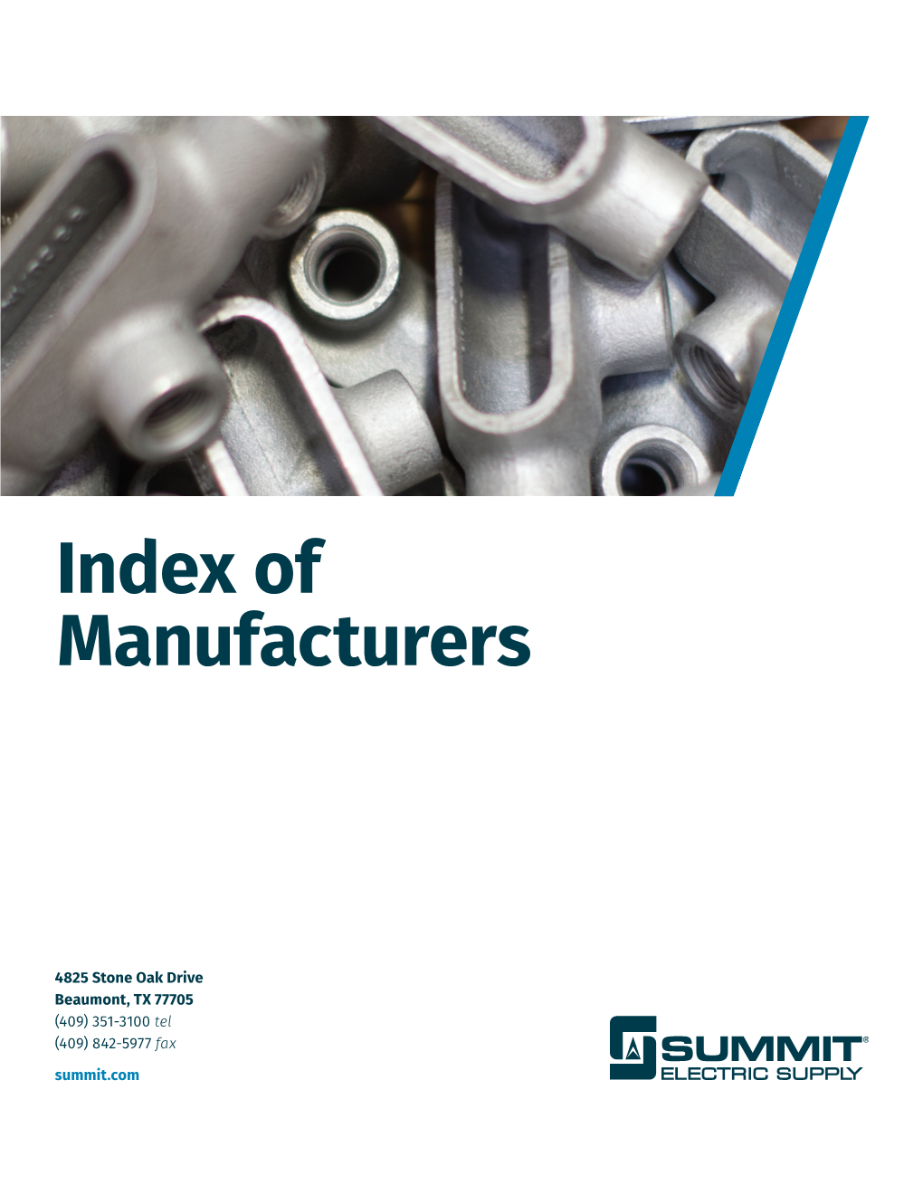 Index of Manufacturers
