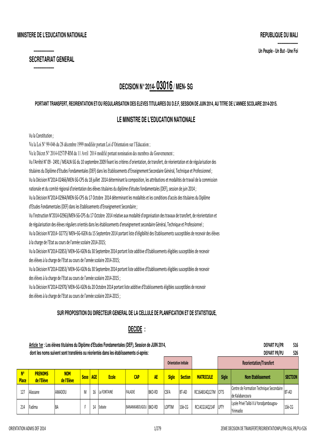 2Eme Decision Transferts