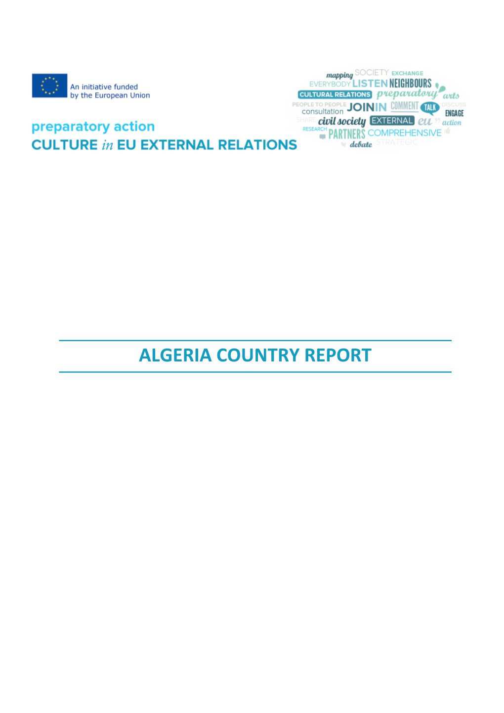 Algeria Country Report