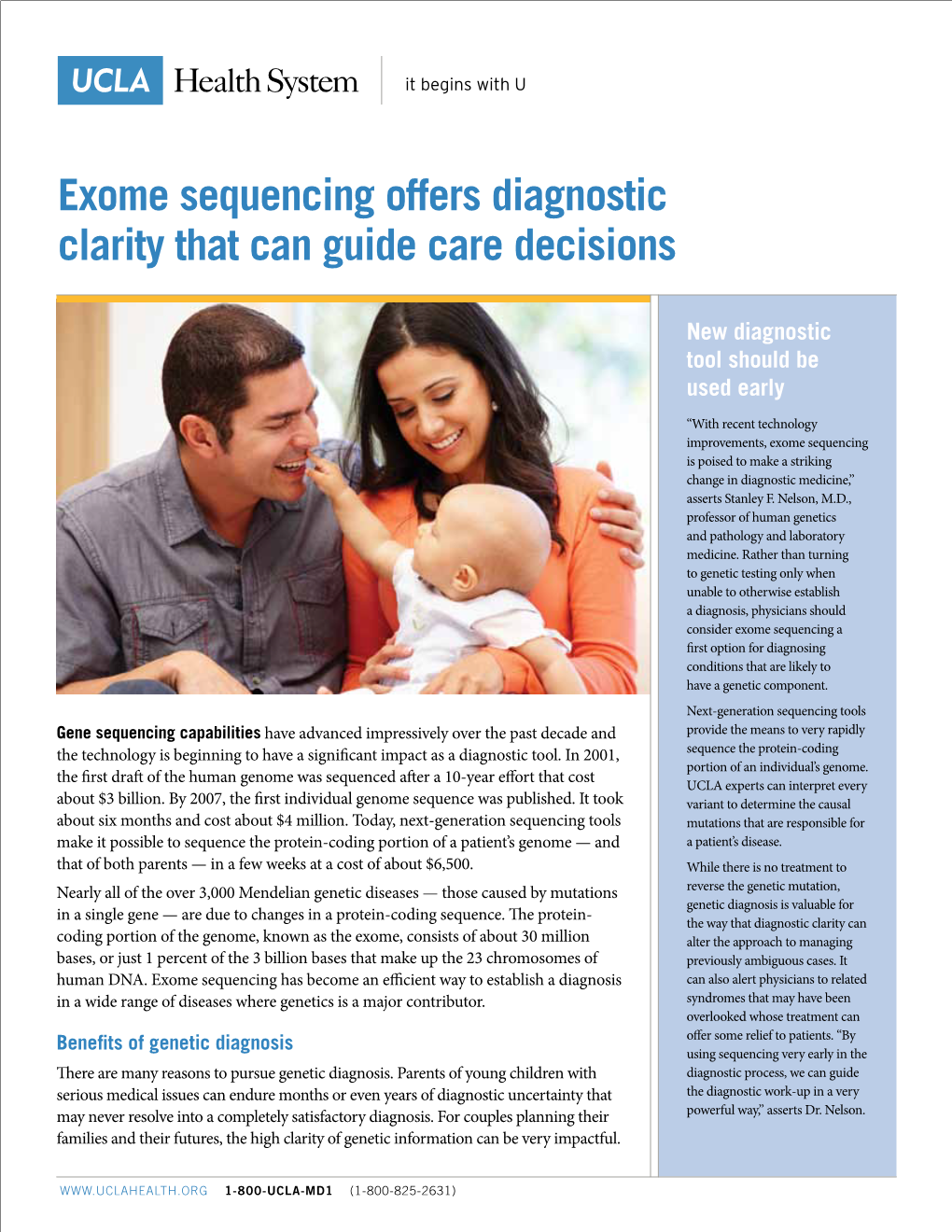 Exome Sequencing Offers Diagnostic Clarity That Can Guide Care Decisions