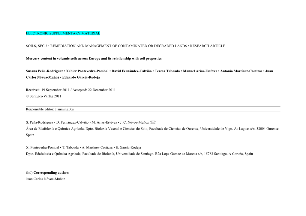 Soils, Sec 3 Remediation and Management of Contaminated Or Degraded Lands Research Article